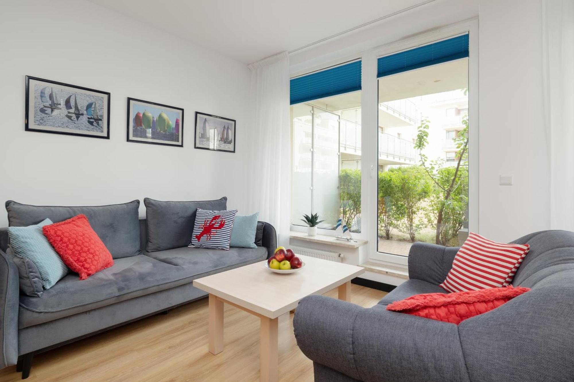 Aquamarina Apartment With Terrace - Close To The Beach - By Renters ミエンジズドロイェ エクステリア 写真