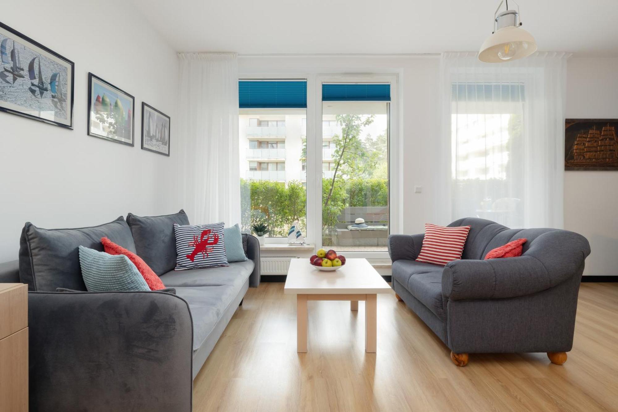 Aquamarina Apartment With Terrace - Close To The Beach - By Renters ミエンジズドロイェ エクステリア 写真