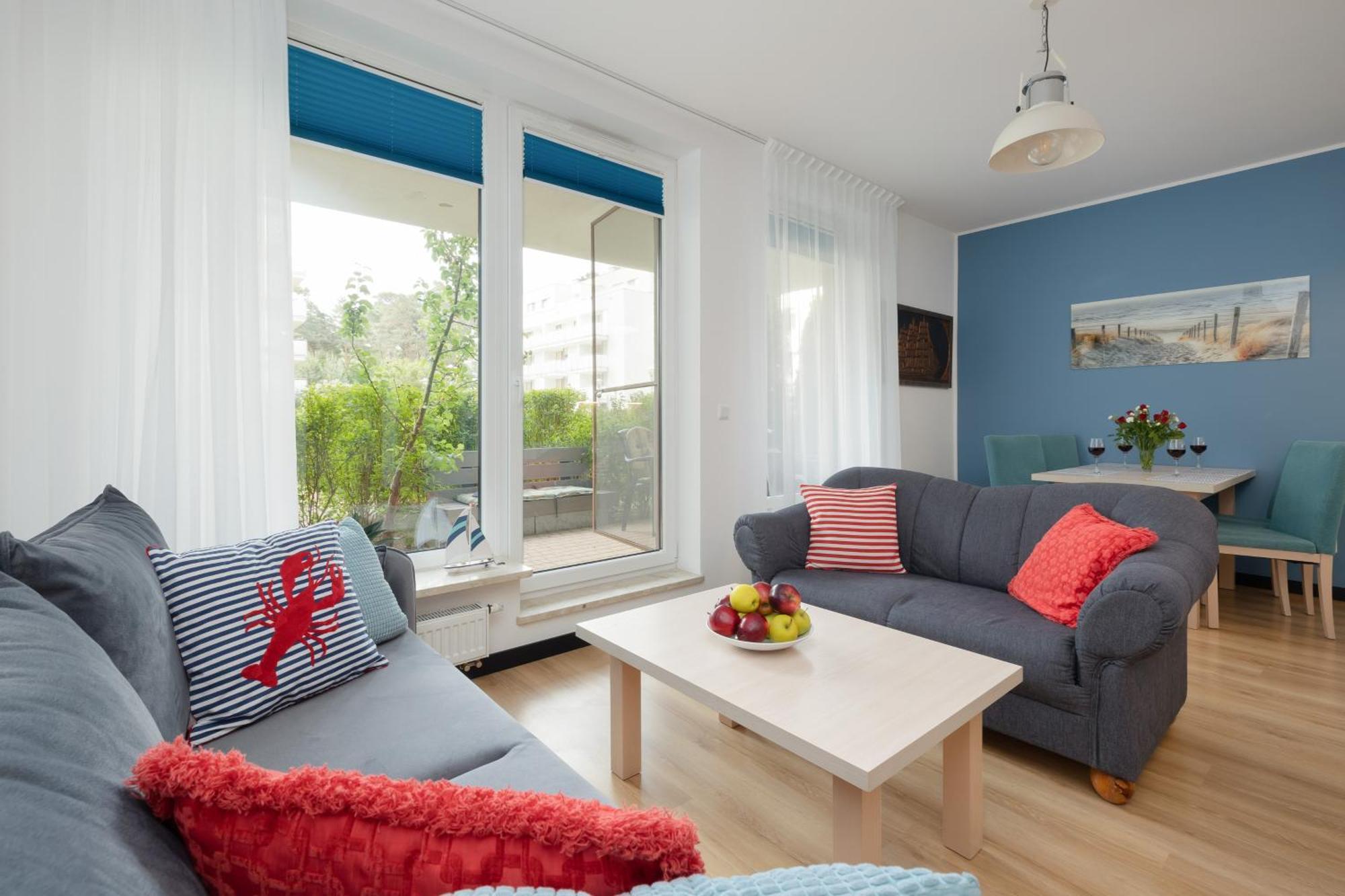 Aquamarina Apartment With Terrace - Close To The Beach - By Renters ミエンジズドロイェ エクステリア 写真